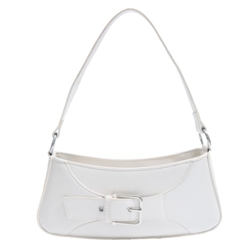 Frauen Gürtelschnalle Satteltasche PU Leder lässig Unterarmtasche Feste vielseitige Handtasche Weibliche Reise Pendelbeutel Frauen Gürtelschnalle Satteltasche PU Leder lässig Unterarmtasche Feste vielseitige Handtasche Weibliche Reise Pendelbeutel von WMFASBAG