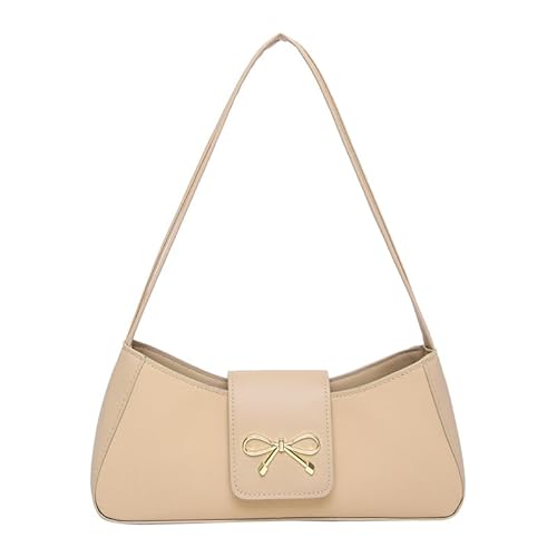 Frauen pu Crescent Schultertasche Großkapazität Fashion Umhängetasche Feste Farbstasche mit Trendsbeutel von WMFASBAG