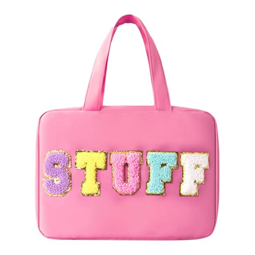 Kosmetiktasche Hängende Toilettenbeutel Tragbares Make -up -Gehäuse for Frauen (Rosenrot) von WMFASBAG