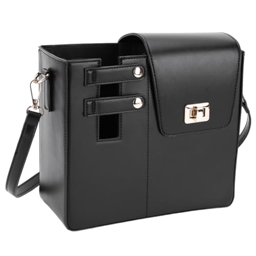 Umhänge-Wasserbecher-Aufbewahrungstasche for Damen mit verstellbarem Riemen, Wasserflaschen-Tragetasche, PU-Leder-Wasserflaschentasche for Reisen im Freien von WMFASBAG