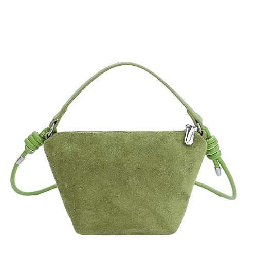 Umhängetasche mit Griff Hobos Bag Dumpling Clutch Bag for Frauen Mädchen (grün) von WMFASBAG