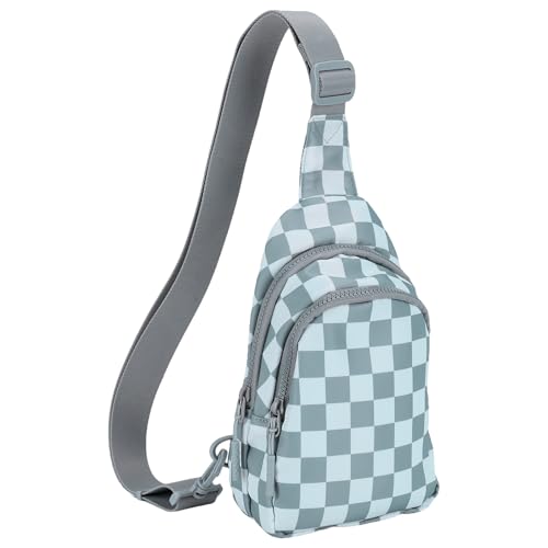 WMFASBABE KOUSTEL Sing Sing SABE FÜR Women Crossbody Chest -Tasche Fanny Packs Geldbörse (hellgrau) von WMFASBAG