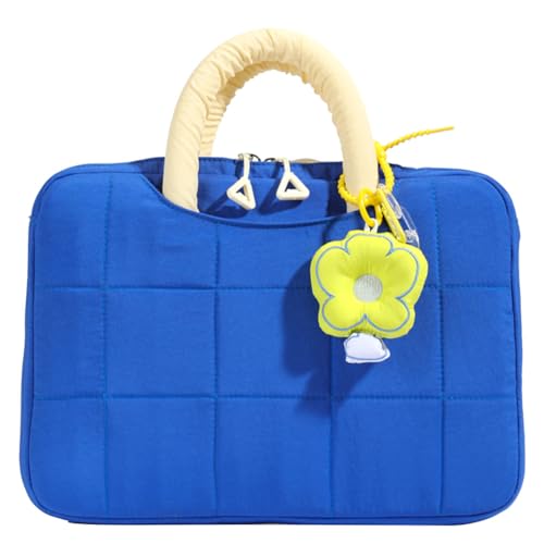 WMFASBABE WILLED LAPTOP -Handtasche Kontrastfarbe Tablettenbeutel Weiche Pad Laptop Sleeve (blau) von WMFASBAG