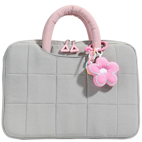 WMFASBABSBAG -LAPTOP -Handtasche Kontrast Tablet Tablette Weiche Pad Laptop Sleeve (grau) von WMFASBAG