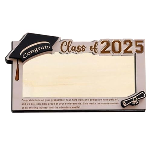 WMFASBAG 2025 Abschlussgeldhalter Abschluss Geschenkgeld Clip Creative Wood Cash Holder Geld Cash Envelope Box for Absolventen der College University von WMFASBAG