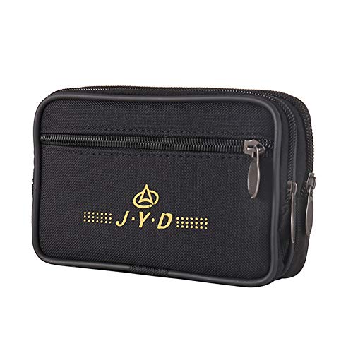 WMFASBAG 6,5 Zoll Herren Canvas Universal-Hüfttasche Multifunktions-Business-Casual-Handy-Gürtel Bauchtasche Zigarettentasche von WMFASBAG