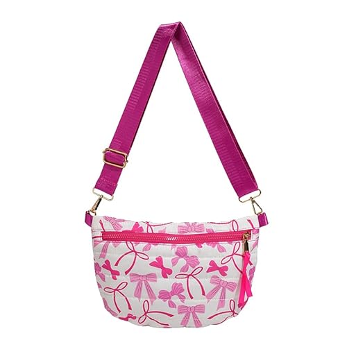 WMFASBAG Bugknotendruck Crossbody -Tasche for Frauen Schlinge Umhängetasche zum Pendeln (rosa WMFASBAG Bugknotendruck Crossbody -Tasche for Frauen Schlinge Umhängetasche zum Pendeln (rosa von WMFASBAG