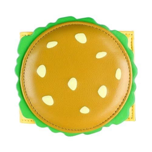 WMFASBAG Burger Form niedliche Brieftasche RFID Blockierende Kreditkartenhalter PU Ledermünze Geldbörse for Frauen Mädchen von WMFASBAG
