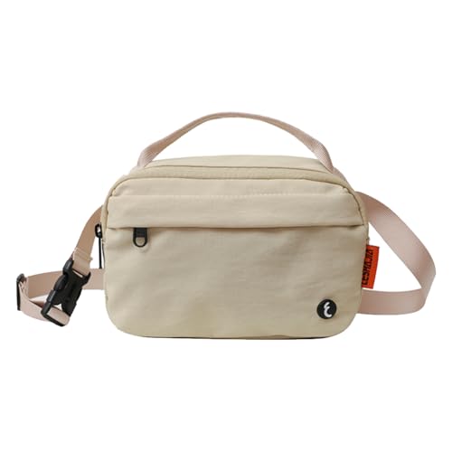 WMFASBAG Chest -Tasche for Frauen Männer Solid Fanny Pack Nylon Multi -Taschen kleine Crossbody -Tasche Verstellbar von WMFASBAG