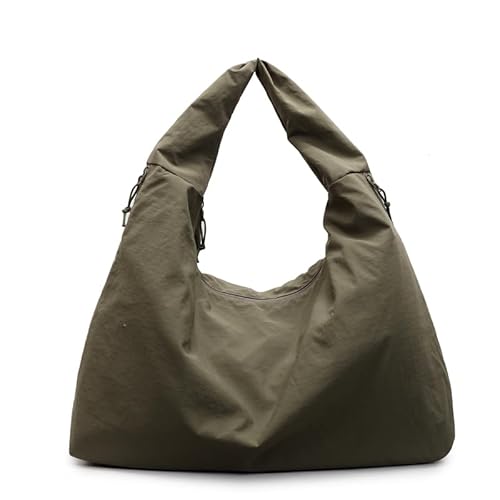 WMFASBAG Crescent -Umhängetasche Nylon -Einkaufstasche Großer lässiger Hobo -Tasche for Frauen (grün) von WMFASBAG