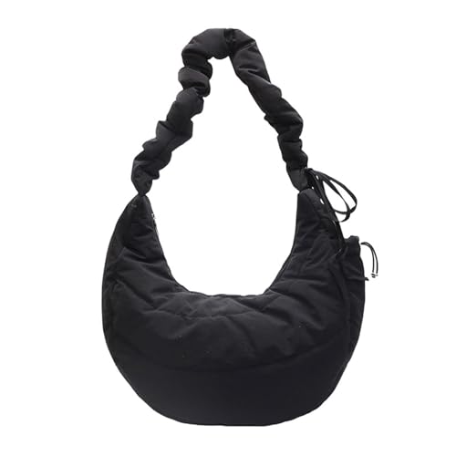 WMFASBAG Einfacher Faltenbeutel große Kapazitätsbeutel Putbeutel (schwarz) von WMFASBAG