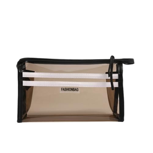 WMFASBAG Fashion Umhängetasche Leichte Einkaufstasche transparente PVC -Handtasche (schwarz 1) von WMFASBAG