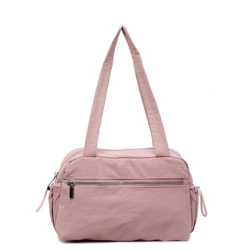 WMFASBAG Feste Farbe Einfacher Umhängetasche for Arbeitsreise for die Schule for College -Schule (rosa) von WMFASBAG
