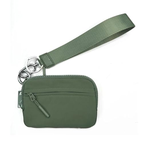 WMFASBAG -Frauen -Armbandbrieftasche mit wasserdichtem Nylon -Münzgrundstückstasche (grün) von WMFASBAG