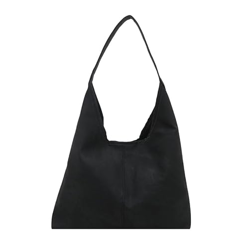 WMFASBAG -Frauen Denim Jean Handtaschen lässige Hobo -Taschen for Freizeit oder Arbeit (schwarz) von WMFASBAG