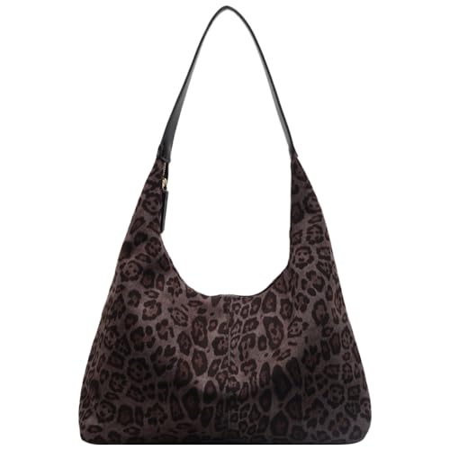 WMFASBAG Frauen Gepard Gedruckt Tote Handtasche Große Kapazität Wildleder Leopardenmuster Handtasche Vintage Schulter Tasche Weibliche Pendeln Tasche WMFASBAG Frauen Gepard Gedruckt Tote Handtasche Große Kapazität Wildleder Leopardenmuster Handtasche Vintage Schulter Tasche Weibliche Pendeln Tasche von WMFASBAG