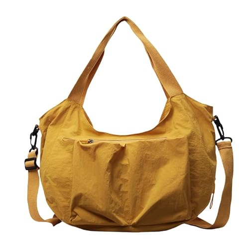WMFASBAG Frauen Leinwand Umhängetasche große Kapazität Crossbody Bag Pendelhandtasche (gelb) von WMFASBAG