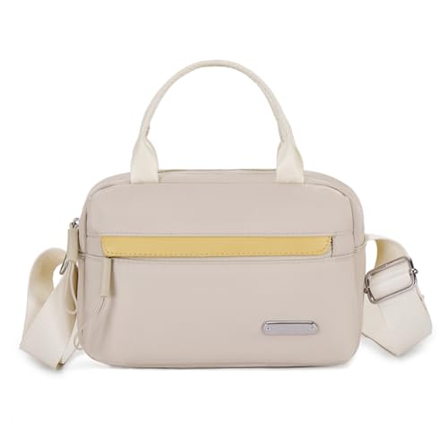 WMFASBAG Frauen Nylon Handtasche mit innerer Taschenschlange mit Zipper -Box -Beutel Trendy Satchel -Geldbörse for Arbeitsreisen von WMFASBAG