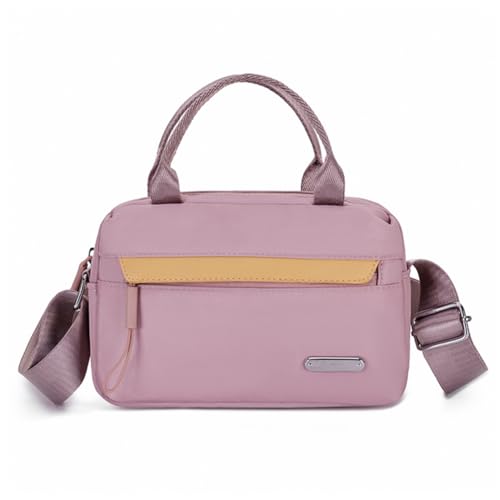 WMFASBAG Frauen Nylon-Umhängetasche mit inneren Taschen und Reißverschluss – trendige Satchel Geldbörse for Arbeit und Reisen von WMFASBAG