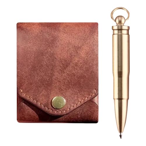 WMFASBAG Geldbrieftasche mit integriertem Stiftschlitz minimalistischer Brieftasche (Brieftasche und Stift) von WMFASBAG