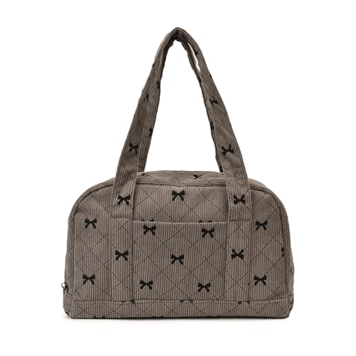 WMFASBAG Grid -Umhängetasche mit Reißverschluss for die Schularbeit täglich Gebrauch (grau) von WMFASBAG