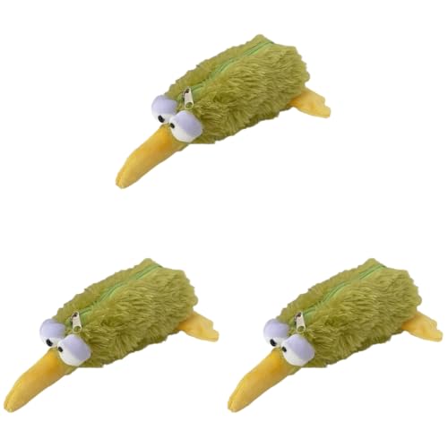 WMFASBAG Kiwi-Vogel-Federmäppchen, Tier-Bleistifttasche, fasst 20 Stifte for Schüler (grün) von WMFASBAG