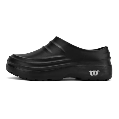 WMFASBAG -Kochschuhe verdickte Arbeitsplatzlaafer Schlupfresistente warme gefütterte Schwesterschuhe wasserdicht Unisex Gartenschuhe Ölproof for Küchenarbeit von WMFASBAG
