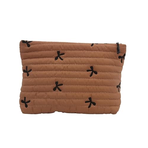 WMFASBAG Kosmetikbeutel for Frauen und Mädchen geschwollener gepolsterter Organizer mit Reißverschluss Reisen Toilettenbeutel Make -up -Beutel Reisen von WMFASBAG