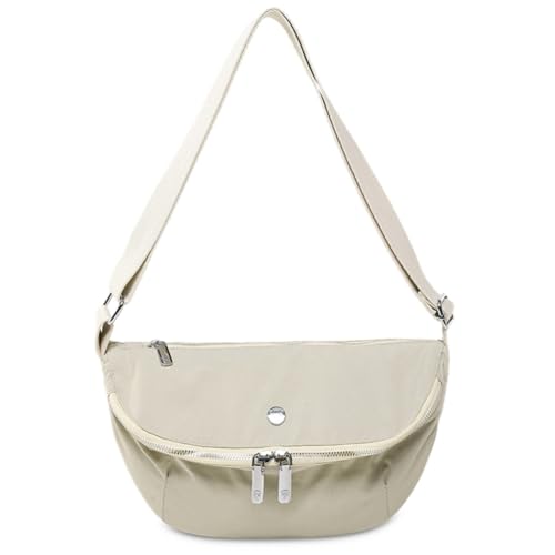 WMFASBAG Nylon -Umhängetasche Mode -Schlinge mit verstellbarem Riemen for Frauen (weiß) von WMFASBAG