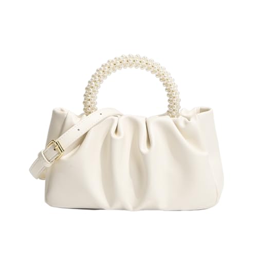 WMFASBAG PU Leder Falten -Crossbody -Tasche mit Birnengriff süße Umhängetasche Pendelbeutel von WMFASBAG