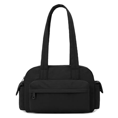 WMFASBAG Pendeln Sie die Multi-Tasche mit Multi-Taschen-Handtaschen mit Leichttasche (schwarz) von WMFASBAG