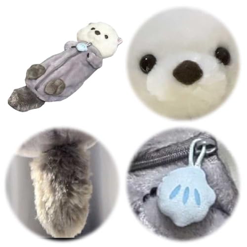WMFASBAG Plüsch Tierstifte Gehäuse Sea Briefpapiertasche for Mädchen Jungen Schulmaterialien von WMFASBAG