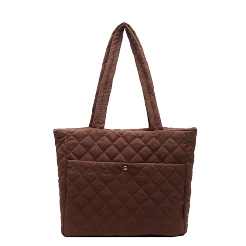WMFASBAG Rhombus große Kapazitätsbeutel mit Reißverschluss for tägliche Einkaufsreisen (Kaffee) von WMFASBAG