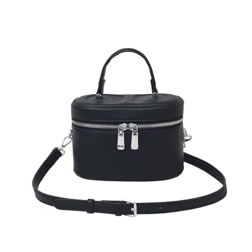 WMFASBAG Square Box Bag Crossbody Geldbörse PU Leder Umhängetasche for Frauen (schwarz) von WMFASBAG