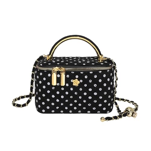 WMFASBAG Square Box Crossbody Bag mit verstellbarem Riemen for die Fahrtschule (schwarz) von WMFASBAG