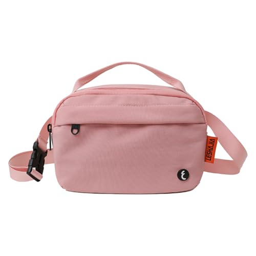 WMFASBAG -Taillenbeutel for Frauen Männer Multi -Taschen Chestation -Tasche Nylon Verstellbares kleine Crossbody -Tasche Reißverschluss Sling -Sling -Tasche for Reisen im Freien im Freien Sportarten von WMFASBAG