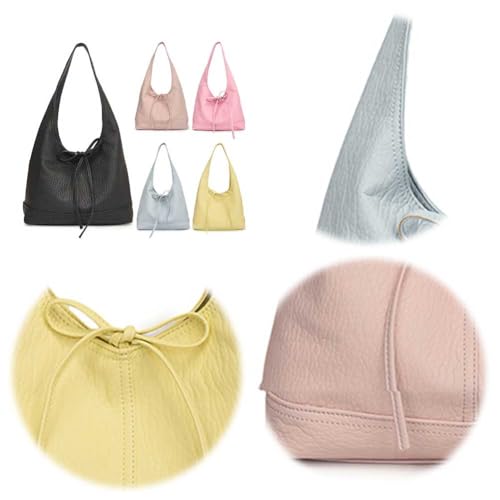 WMFASBAG Umhängetasche for Damen, Bowtie-Unterarmtasche, PU-Leder, Reisetasche (Rosarot) von WMFASBAG
