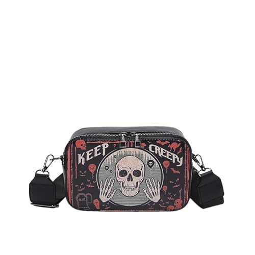 WMFASBAG Umhängetasche for Damen, verstellbarer Riemen, Umhängetasche, PU-Leder, Handtasche, Clutch, Geldbörse for Halloween, Reisen, Einkaufen WMFASBAG Umhängetasche for Damen, verstellbarer Riemen, Umhängetasche, PU-Leder, Handtasche, Clutch, Geldbörse for Halloween, Reisen, Einkaufen von WMFASBAG