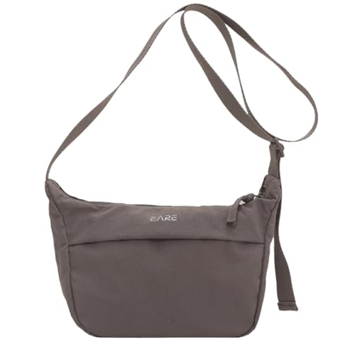 WMFASBAG Umhängetasche for Damen mit Innentasche, halbmondförmige Tasche, Nylon-Reißverschluss, Umhängetasche, Umhängetasche for Geschäftsreisen von WMFASBAG
