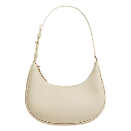 WMFASBAG Umhängetaschen for Frauen Crescent Moonhandtasche mit verstellbarem Riemen (schwarz) von WMFASBAG