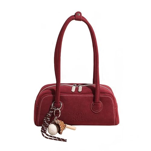 WMFASBAG Wildleder-Umhängetasche for Damen mit Reißverschluss, Unterarmtasche, trendige Satchel-Geldbörse, Clutch-Geldbörse for Geschäftsreisen WMFASBAG Wildleder-Umhängetasche for Damen mit Reißverschluss, Unterarmtasche, trendige Satchel-Geldbörse, Clutch-Geldbörse for Geschäftsreisen von WMFASBAG