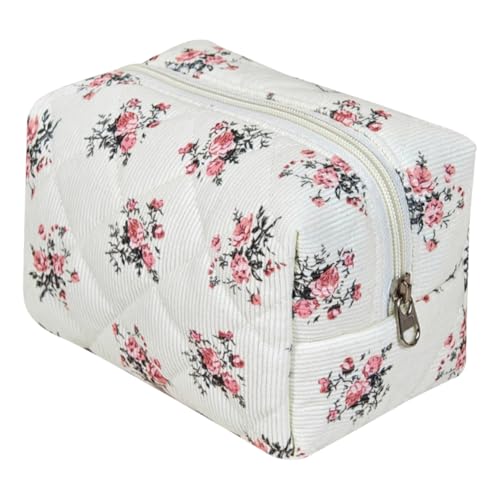 WMFASBAG tragbare Reise Kosmetikbeutel Blumener Make -up -Tasche Frauen Toilettenbeutel (Nicht isiziert) von WMFASBAG