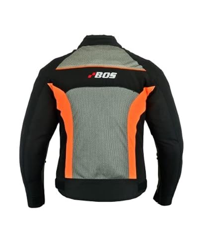 WMW WALI MOTO WEAR Herren Sommerjacke mit Protektoren Motorrad Textiljacke Motorrad Biker Motorrad Jacke (as3, alpha, 3x_l, regular, regular, Orange) von WMW WALI MOTO WEAR