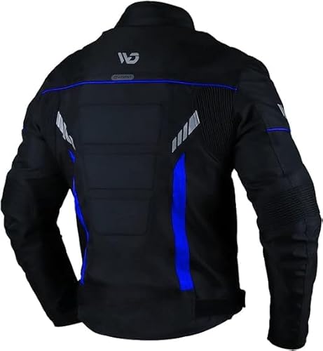 WMW WALI MOTO WEAR Motorradjacke CE Protektoren Sport Textil Motorrad Thermofutter (as3, alpha, m, regular, regular) von WMW WALI MOTO WEAR