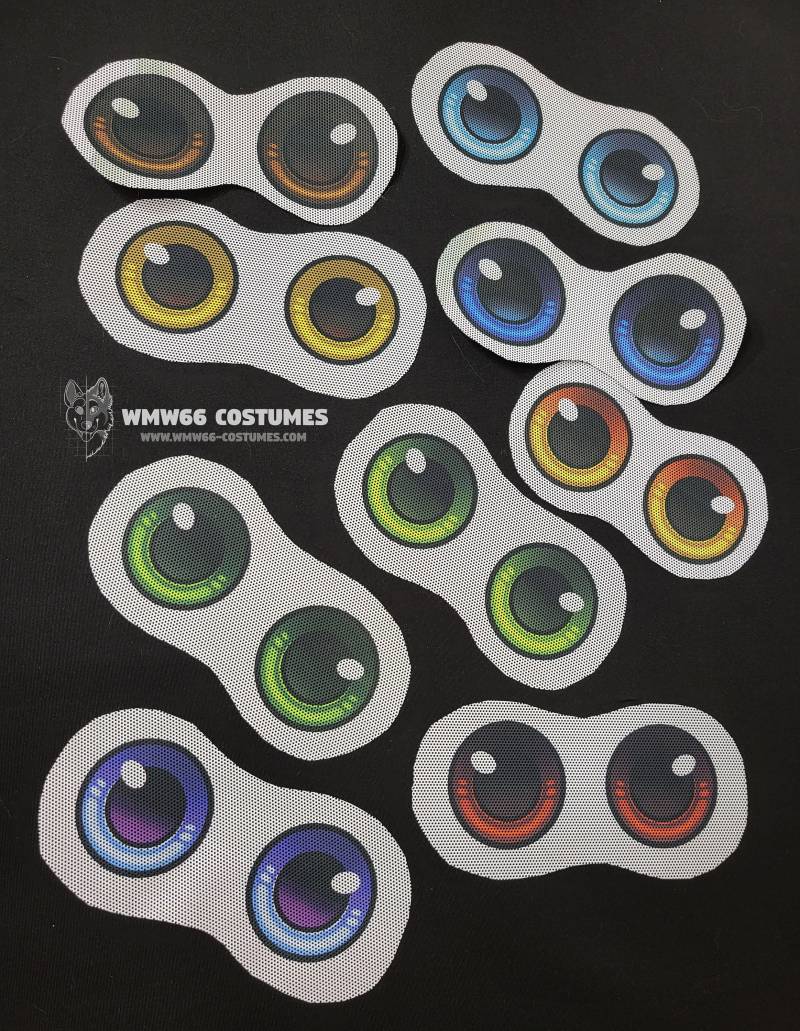 Fursuit Augennetz Für 3D Augen von WMW66Costumes