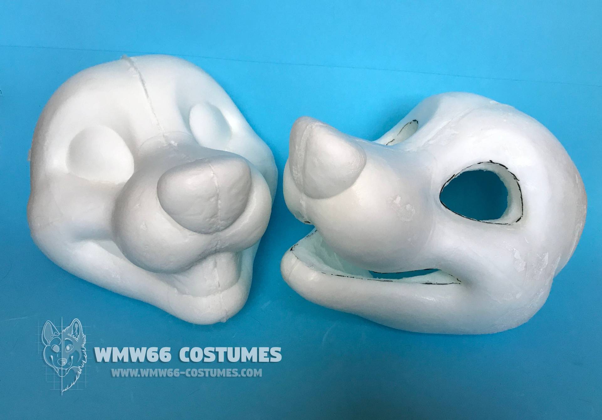Grundlegende Toony Canine Erweiterungs-Fursuit-Kostüm-Schaumstoff-Kopfbasis Grundlegende Toony Canine Erweiterungs-Fursuit-Kostüm-Schaumstoff-Kopfbasis von WMW66Costumes