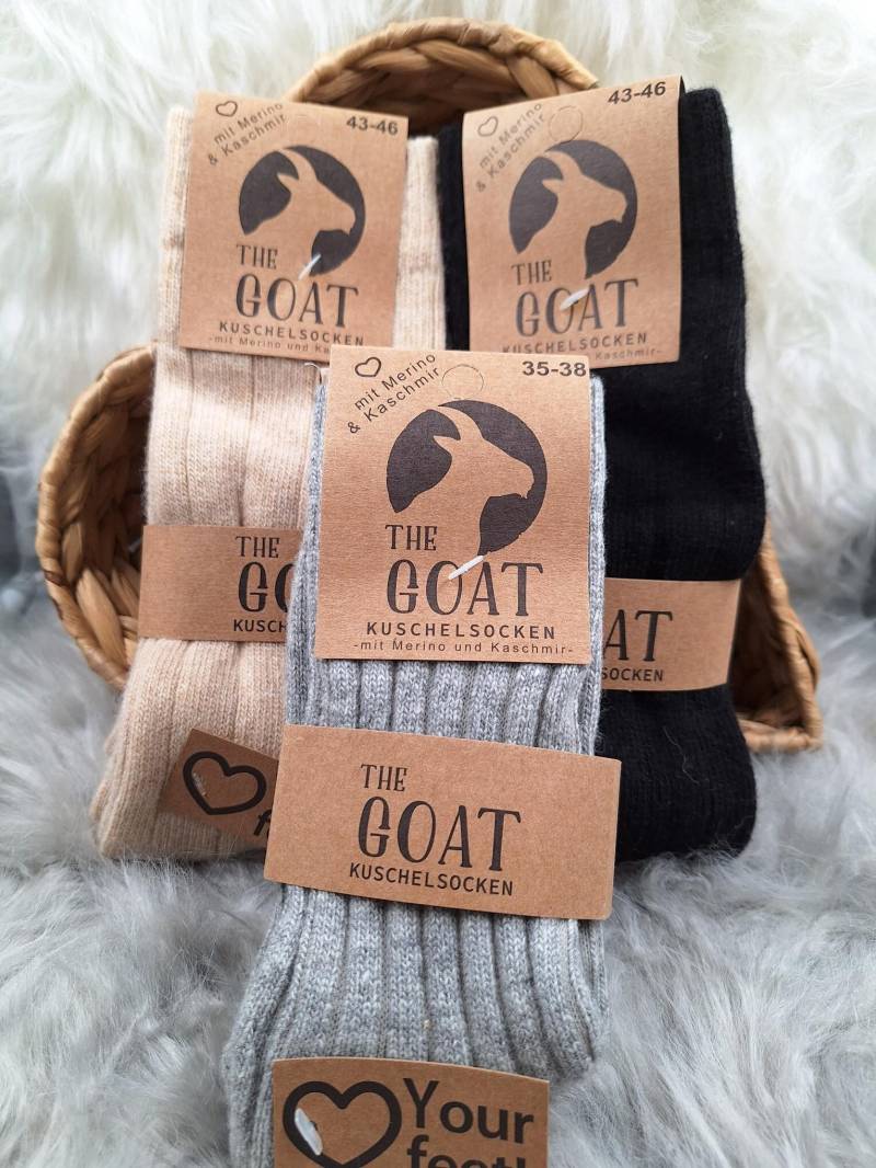 2 Paar Warme Socken Aus Merinowolle Und Kaschmir - Wahrer Luxus Für Die Füße Geeignet Männer Frauen, Auch Als Geschenk Geeignet von WMWollparadies