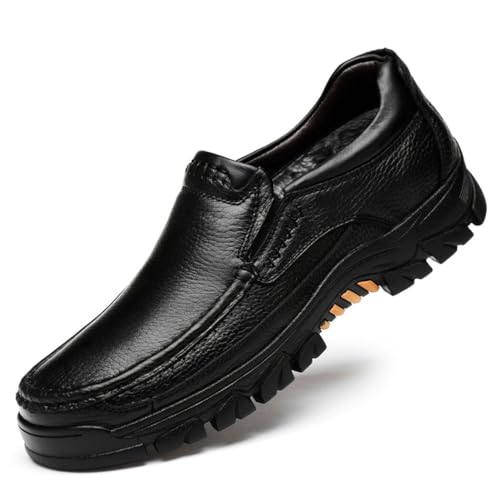 WNUKATO Herrenschuhe Winter gepolstert warm Loafers Klassische Business Casual Lederschuhe Schwarz-1 43 EU WNUKATO Herrenschuhe Winter gepolstert warm Loafers Klassische Business Casual Lederschuhe Schwarz-1 43 EU von WNUKATO