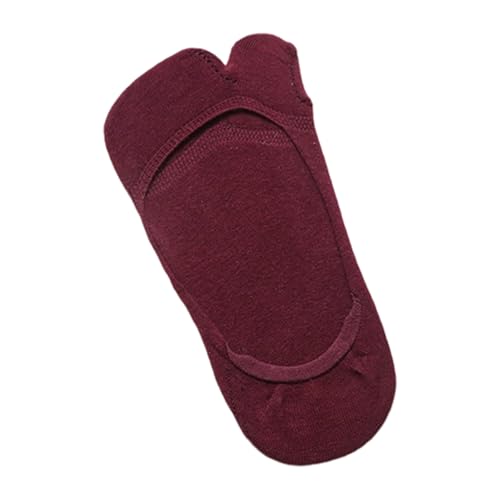 WNXGNHO Low Geschnittene Socken Teilen Zwei Zehen Baumwollsandalen Socken Freizeit Antis Slip Flipes Flop Sock Für Frauen Mit Niedrigem Schnitt von WNXGNHO