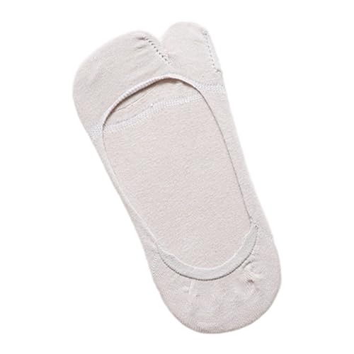 WNXGNHO Low Geschnittene Socken Teilen Zwei Zehen Baumwollsandalen Socken Freizeit Antis Slip Flipes Flop Sock Für Frauen Mit Niedrigem Schnitt von WNXGNHO